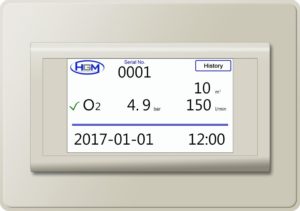 Monitor przepływu gazu i koncentracji tlenu