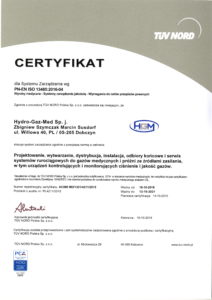 Certyfikat ISO 13485-2016