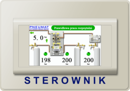 Hydro Gaz Med PNEUMAT Switchover Cylinder Supply Controler Alarm Unit