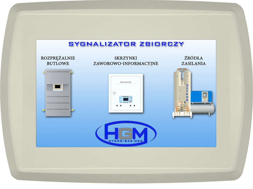 Centralny sygnalizator zbiorczy monitoring BMS