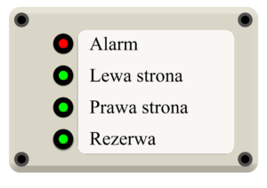 Hydro Gaz Med Pneumat I Moduł Sterownik Kontroler Sygnalizator Rozprężalnia butlowa Rezerwa