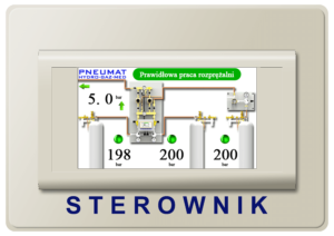 Hydro Gaz Med Pneumat I Moduł Sterownik Kontroler Sygnalizator Rozprężalnia butlowa Rezerwa