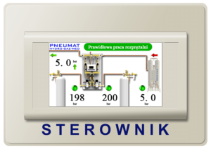 Hydro Gaz Med Pneumat 3 Moduł Sterownik Kontroler Sygnalizator Rozprężalnia butlowa Rezerwa