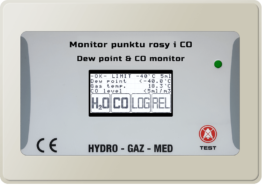 Dew point and CO monitor