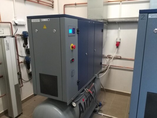 Kontener gazów medycznych - sprężarka Kontener gazów medycznych - sprężarka