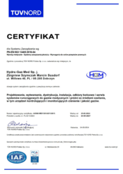 Certyfikat ISO 13485 PL Certyfikat ISO 13485 PL