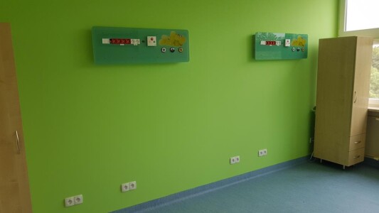 sala łóżkowa Sala łóżkowa - punkty poboru gazów medycznych