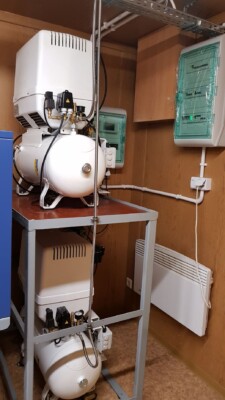 Kontener gazów medycznych - sprężarki medyczne Kontener gazów medycznych - sprężarki medyczne