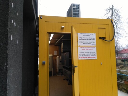 Kontener gazów medycznych Kontener gazów medycznych